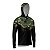 Camisa de Pesca Brk com Luva e Capuz Hybrid Camuflada Verde com Proteção Solar UV50+ - Imagem 5