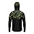Camisa de Pesca Brk com Luva e Capuz Hybrid Camuflada Verde com Proteção Solar UV50+ - Imagem 3