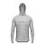 Camisa de Pesca Brk com Luva e Capuz Hybrid Clean Cinza com Proteção Solar UV50+ - Imagem 2
