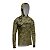 Camisa de Pesca Brk com Luva e Capuz Hybrid Camuflado Verde com Proteção Solar UV50+ - Imagem 5