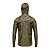 Camisa de Pesca Brk com Luva e Capuz Hybrid Camuflado Verde com Proteção Solar UV50+ - Imagem 3