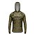 Camisa de Pesca Brk com Luva e Capuz Hybrid Camuflado Verde com Proteção Solar UV50+ - Imagem 2