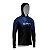 Camisa de Pesca Brk com Luva e Capuz Hybrid Cryptek Azul com Proteção Solar UV50+ - Imagem 5