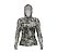 Camisa de Pesca Feminina Brk com Luva e Capuz Hybrid Camuflada Peixe com Proteção Solar UV50+ - Imagem 2