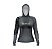Camisa de Pesca Feminina Brk com Luva e Capuz Hybrid Sport Maori Cinza com Proteção Solar UV50+ - Imagem 2