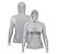 Camisa de Pesca Feminina Brk com Luva e Capuz Hybrid Clean Cinza com Proteção Solar UV50+ - Imagem 1