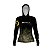 Camisa de Pesca Feminina Brk com Luva e Capuz Hybrid Camuflado Preto e Bege com Proteção Solar UV50+ - Imagem 2