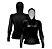 Camisa de Pesca Feminina Brk com Luva e Capuz Hybrid Clean Preta com Proteção Solar UV50+ - Imagem 1