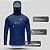Camisa FusionX Maori Hunter Azul BRK com Proteção Solar UV50+ - Imagem 4