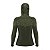 Camisa FusionX Feminina Maori Hunter Verde BRK com Proteção Solar UV50+ - Imagem 3