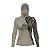 Camisa FusionX Feminina Maori Tribal Areia BRK com Proteção Solar UV50+ - Imagem 2