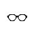 Armação para óculos de Grau Gustavo Eyewear G72 8. Cor: Preto. Haste animal print. - Imagem 1