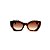 Óculos de Sol Gustavo Eyewear G108 7. Cor: Animal print. Haste animal print. Lentes marrom. - Imagem 1