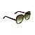 Óculos de Sol Gustavo Eyewear G110 4. Cor: Verde translúcido. Haste animal print. Lentes verde. - Imagem 2