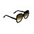 Óculos de Sol Gustavo Eyewear G110 5. Cor: Marrom translúcido. Haste preta. Lentes marrom. - Imagem 2