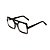 Armação para óculos de Grau Gustavo Eyewear G114 6. Cor: Preto e fumê translúcido. Haste preta. - Imagem 3