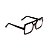 Armação para óculos de Grau Gustavo Eyewear G114 6. Cor: Preto e fumê translúcido. Haste preta. - Imagem 2