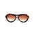 Óculos de Sol Gustavo Eyewear G113 5. Cor: Animal print. Haste animal print. Lentes marrom. - Imagem 1