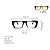 Armação para óculos de Grau Gustavo Eyewear G80 1. Cor: Âmbar translúcido. Haste animal print. - Imagem 4