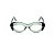 Armação para óculos de Grau Gustavo Eyewear G36 6. Cor: Acqua translúcido, azul e preto. Haste acqua. - Imagem 1