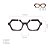 Armação para óculos de Grau Gustavo Eyewear G123 3. Cor: Animal print e âmbar translúcido. Haste animal print. - Imagem 4