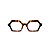 Óculos de Grau Gustavo Eyewear G123 5 em Animal Print e preto, hastes animal print. Clássico - Imagem 1