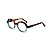 Armação para óculos de Grau Gustavo Eyewear G121 7. Cor: Animal print e acquatranslúcido. Haste animal print. - Imagem 3