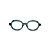 Óculos de Grau G121 5 na cor verde translúcido com as hastes animal print. - Imagem 1
