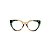 Armação para óculos de Grau Gustavo Eyewear G117 10. Cor: Verde e âmbar translúcido. Haste verde. - Imagem 1