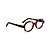 Armação para óculos de Grau Gustavo Eyewear G121 1. Cor: Âmbar translúcido. Haste animal print. - Imagem 2