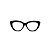 Armação para óculos de Grau Gustavo Eyewear G107 5. Cor: Preto. Haste preta. - Imagem 1