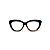 Armação para óculos de Grau Gustavo Eyewear G107 8. Cor: Preto e animal print. Haste preta. - Imagem 1
