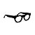 Armação para óculos de Grau Gustavo Eyewear G120 3. Cor: Preto. Haste preta.. - Imagem 2