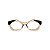 Armação para óculos de Grau Gustavo Eyewear G53 17. Cor: Âmbar e preto. Haste preta. - Imagem 1