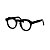 Armação para óculos de Grau Gustavo Eyewear G66 5. Cor: Preto. Haste preta. - Imagem 3