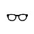 Armação para óculos de Grau Gustavo Eyewear G41 3. Cor: Preto. Haste preta. - Imagem 1