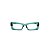 Óculos de Grau Gustavo Eyewear G35 4 na cor acqua e hastes Animal Print. - Imagem 1