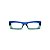 Armação para óculos de Grau Gustavo Eyewear G35 8. Cor: Azul e acqua translúcido. Haste azul. - Imagem 1