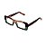 Armação para óculos de Grau Gustavo Eyewear G35 17. Cor: Verde, âmbar e marrom. Haste marrom. - Imagem 3