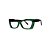 Armação para óculos de Grau Gustavo Eyewear G81 11. Cor: Verde translúcido. Haste preta. - Imagem 2