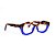 Óculos de Grau Gustavo Eyewear G53 8 em Animal Print e azul, com as hastes Animal Print. Clássico - Imagem 2