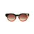 Óculos de Sol Gustavo Eyewear G63 4. Cor: Verde, âmbar e laranja translúcido. Haste preta. Lentes marrom. - Imagem 1