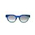 Óculos de Sol Gustavo Eyewear G63 5. Cor: Azul  e acqua translúcido. Haste azul. Lentes cinza. - Imagem 1