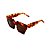 Óculos de Sol Gustavo Eyewear G137 5. Cor: Animal print. Haste animal print. Lentes marrom. - Imagem 3