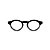 Armação para óculos de Grau Gustavo Eyewear G29 2. Cor: Preto e fumê translúcido. Haste preta. - Imagem 1