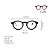 Armação para óculos de Grau Gustavo Eyewear G29 3. Cor: Vermelho translúcido. Haste animal print. - Imagem 4