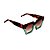 Óculos de Sol Gustavo Eyewear G137 8. Cor: Animal print e verde translúcido. Haste animal print. Lentes marrom. - Imagem 2