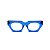 Armação para óculos de Grau Gustavo Eyewear G137 8. Cor: Azul translúcido. Haste preta. - Imagem 1