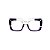 Armação para óculos de Grau Gustavo Eyewear G59 2. Cor: Violeta, preto e cristal translúcido. Haste preta. - Imagem 1
