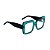 Armação para óculos de Grau Gustavo Eyewear G59 12. Cor: Acqua translúcido. Haste preta. - Imagem 2
